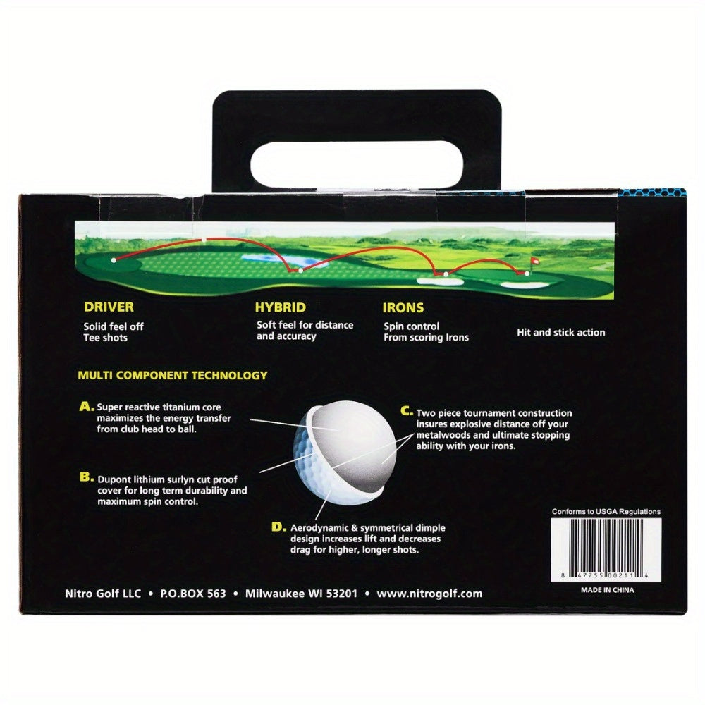 45-Pack of High-Performance Ultimate Distance Golf Balls