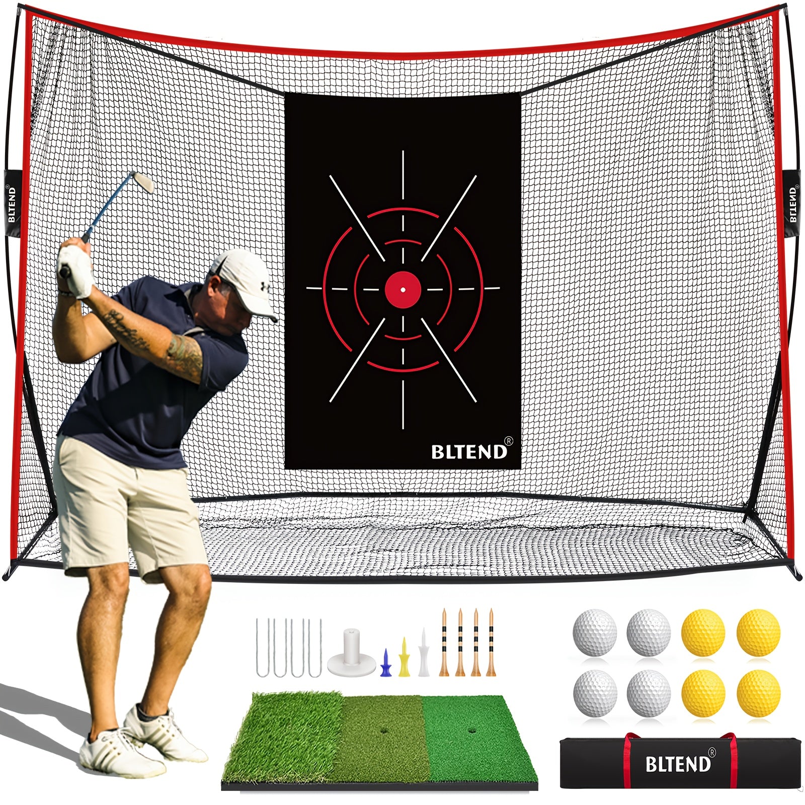 BLTEND brand Golf Net with Mat